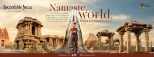 Namaste World Campaign, Ministry of Tourism Web: https://prod.incredibleindia.gov.in/en